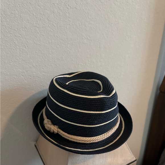 John Callanan Permanent Vacation Navy Blue Nautical Fedora One Size - Picture 7 of 9